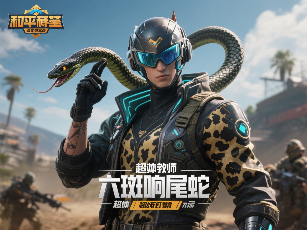 和平精英超体新导师六斑响尾蛇震撼来袭！